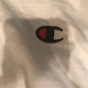 Champion Tops - white champion long sleeved shirt Champion Tops - white champion long sleeved shirt